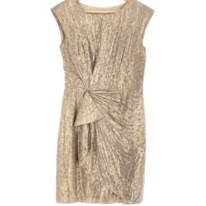 shoshanna gold dresses